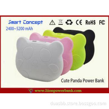 5200mAh Rechargeable Power Bank , Micro USB ultra thin powe